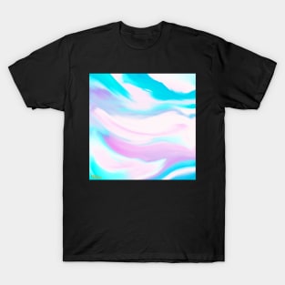 Melty Ice Cream Abstract T-Shirt